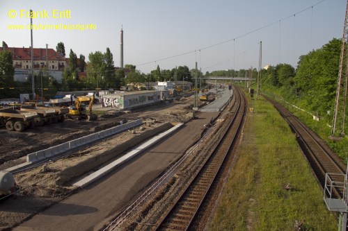 alte Zugangsbrcke - Blickrichtung Nord