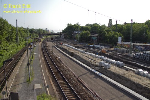 alte Zugangsbrcke - Blickrichtung Sd