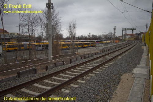 Bahndamm Engertstrae - Blickrichtung Nord