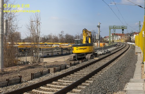 Bahndamm Engertstrae - Blickrichtung Nord