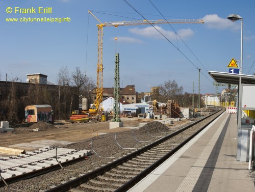 Bahnsteig Ost - Blickrichtung Norden