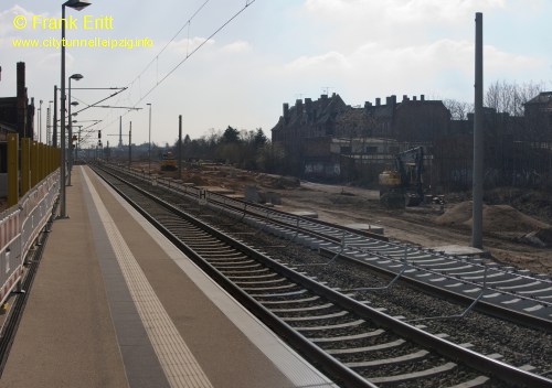 Bahnsteig Ost - Blickrichtung Sden