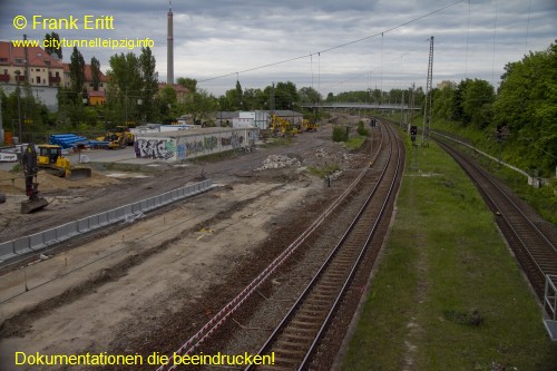 alte Zugangsbrcke - Blickrichtung Nord