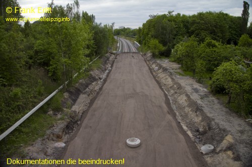 Arno-Nitzsche Strae - Blickrichtung Sd (Einbindung CTL)