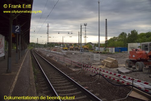 alter Bahnsteig - Blickrichtung Sden