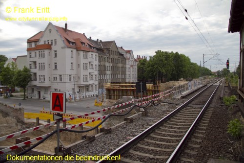 alter Bahnsteig - Blickrichtung Norden