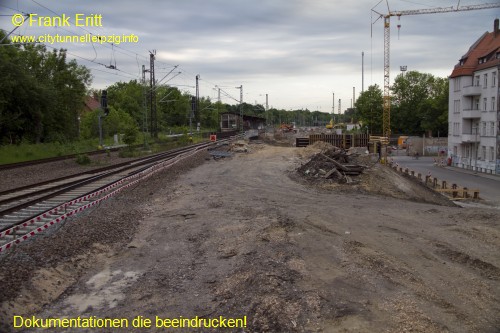 Einfahrt Nord - Blickrichtung Sden