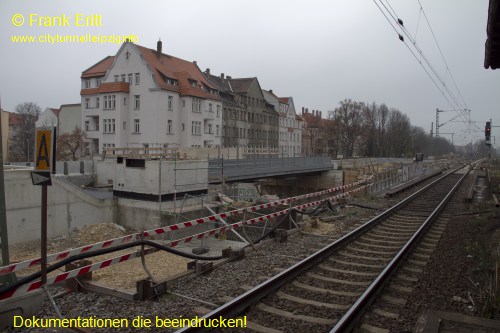 alter Bahnsteig - Blickrichtung Norden