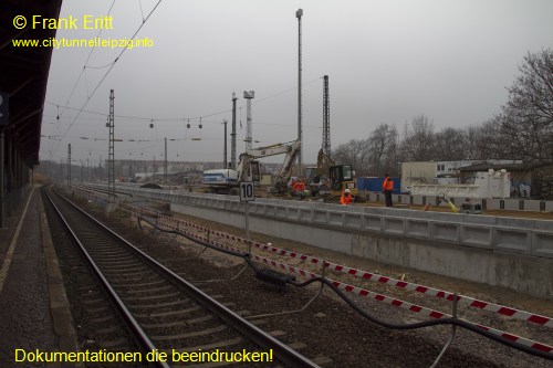 alter Bahnsteig - Blickrichtung Sden