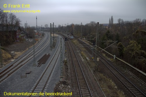 Brcke Bornaische Strae - Blickrichtung Nordwest