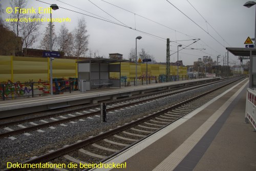 Bahnsteig Ost - Blickrichtung Norden