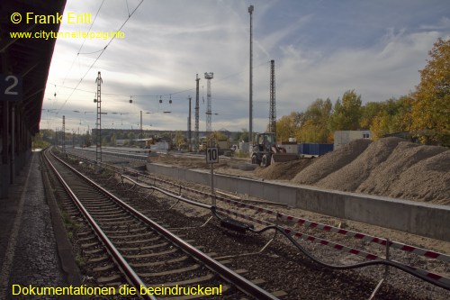 alter Bahnsteig - Blickrichtung Sden