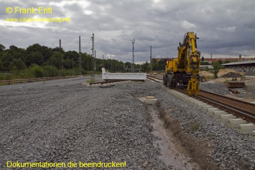 neuer Bahnsteig - Blickrichtung Sden