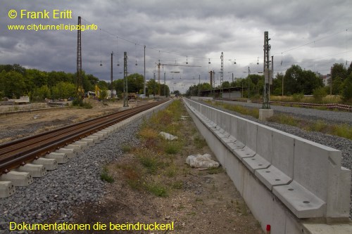 neuer Bahnsteig - Blickrichtung Norden