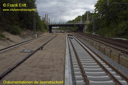 neuer Bahnsteig - Blickrichtung Nord