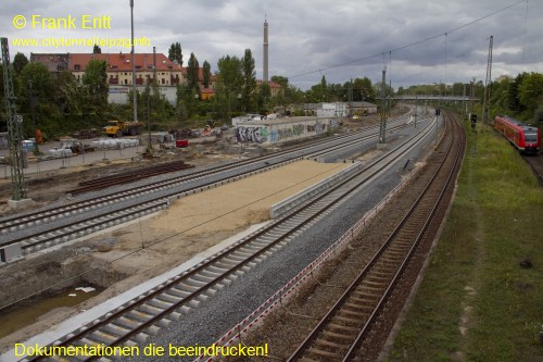 alte Zugangsbrcke - Blickrichtung Nord