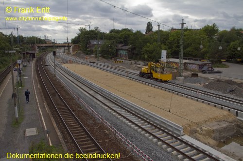 alte Zugangsbrcke - Blickrichtung Sd