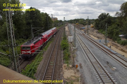 Brcke Bornaische Strae - Blickrichtung Sdost