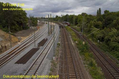 Brcke Bornaische Strae - Blickrichtung Nordwest