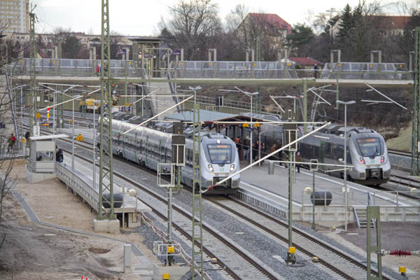 City-Tunnel Leipzig - NEM - Gaschwitz (a) - Engelsdorf (a) - Station Leipzig Connewitz - Hochbetrieb auch an allen anderen neuen Haltepunkten