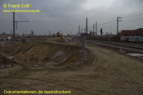 Gleisanlagen an Berliner Brcke - Blickrichtung West