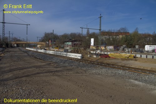 alte Zugangsbrcke - Blickrichtung Sd