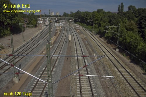 Brcke Bornaische Strae - Blickrichtung Nordwest