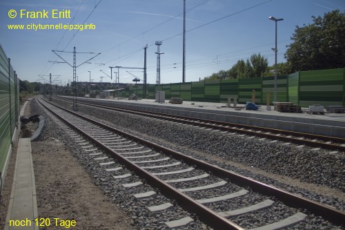 alter Bahnsteig - Blickrichtung Sden