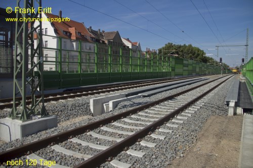 alter Bahnsteig - Blickrichtung Norden