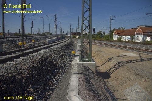 Gleisanlagen an Berliner Brcke - Blickrichtung West