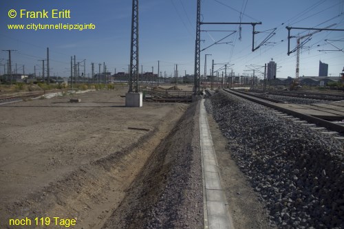 Gleisanlagen an Berliner Brcke - Blickrichtung Sd