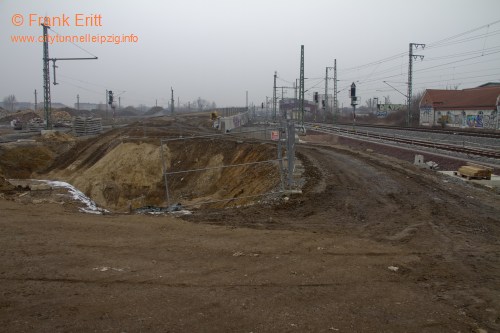 Gleisanlagen an Berliner Brcke - Blickrichtung West