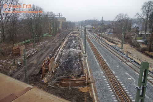 Brcke Bornaische Strae - Blickrichtung Sdost