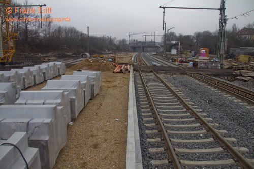 Neuer Bahnsteig Blickrichtung Sd