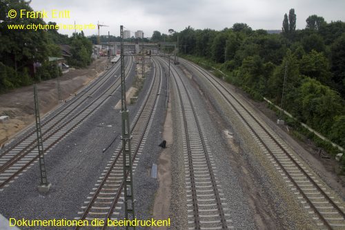 Brcke Bornaische Strae - Blickrichtung Nordwest