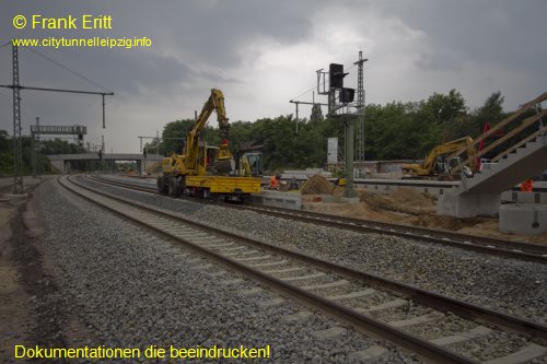 alte Zugangsbrcke - Blickrichtung Sd