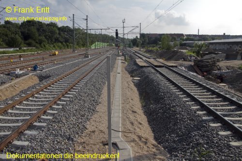 neuer Bahnsteig - Blickrichtung Sden