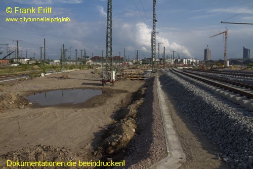 Gleisanlagen an Berliner Brcke - Blickrichtung Sd