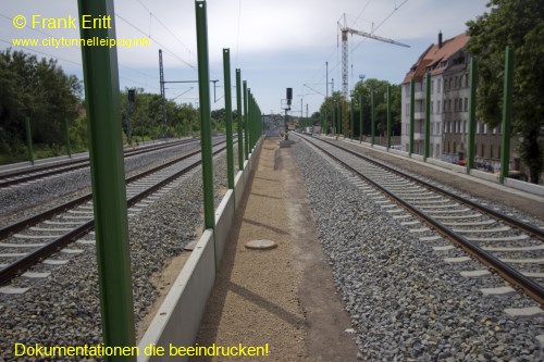 Einfahrt Nord - Blickrichtung Sden