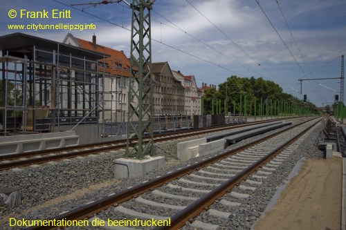 alter Bahnsteig - Blickrichtung Norden