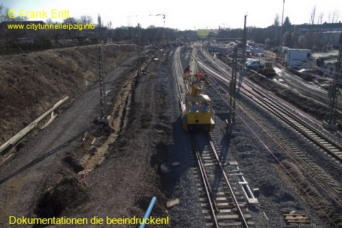 Stellwerk an der Mrchwiese - Blickrichtung Sd