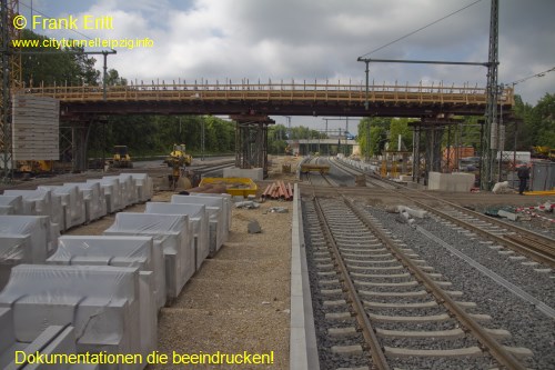 Neuer Bahnsteig Blickrichtung Sd