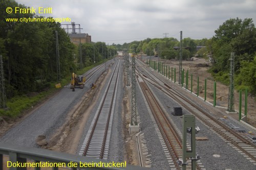 Brcke Bornaische Strae - Blickrichtung Sdost