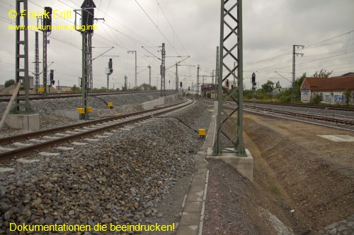 Gleisanlagen an Berliner Brcke - Blickrichtung West