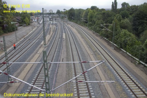 Brcke Bornaische Strae - Blickrichtung Nordwest