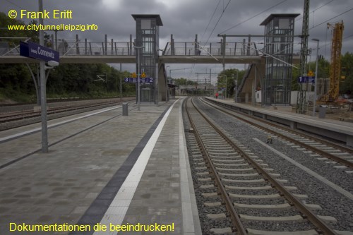 Neuer Bahnsteig Blickrichtung Sd