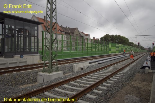 alter Bahnsteig - Blickrichtung Norden