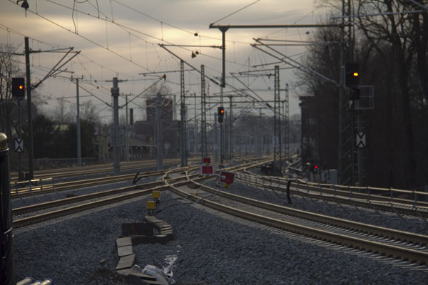 City-Tunnel Leipzig - ESTW Leipzig-Leutzsch/Plagwitz - Neues Gleis für den Abzweig zum Güterring fertig gestellt