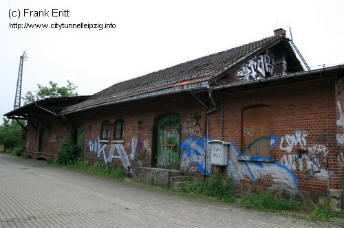 Bahnhofsgeb&auml;ude in Connewitz