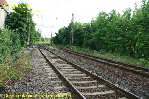 Br&uuml;cke mit Stadtbahnlinie 15 nach dem Station 